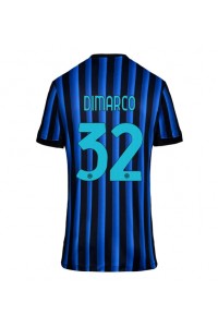 Inter Milan Federico Dimarco #32 Jalkapallovaatteet Naisten Kotipaita 2025-26 Lyhythihainen